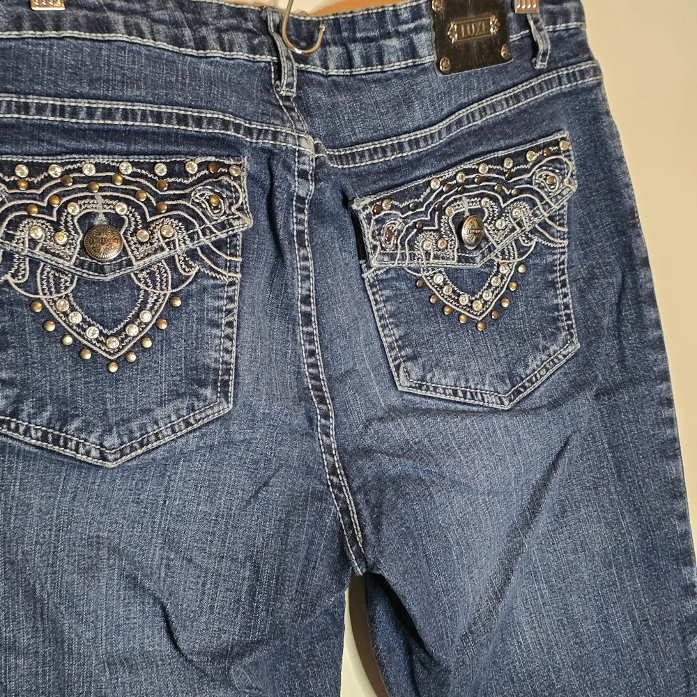 Tru Luxe Jeans Boot cut Womens Size 8 - Picture 4 of 7